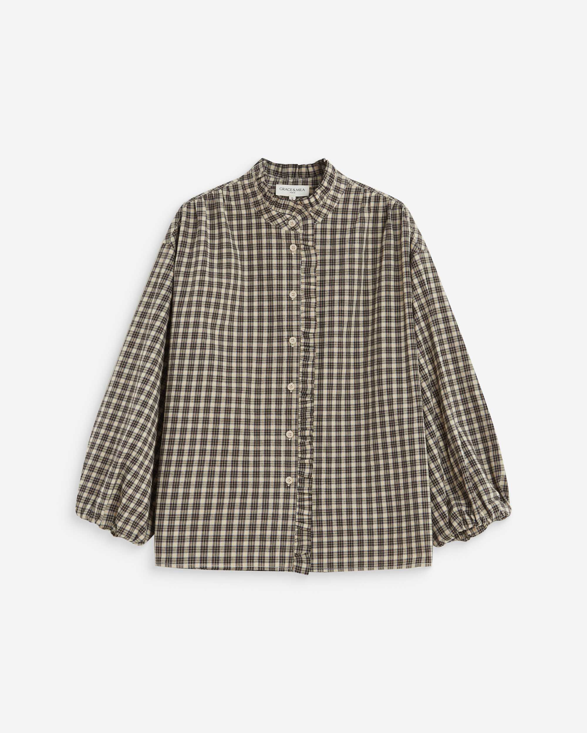 Grace & Mila Adelie Latte Shirt