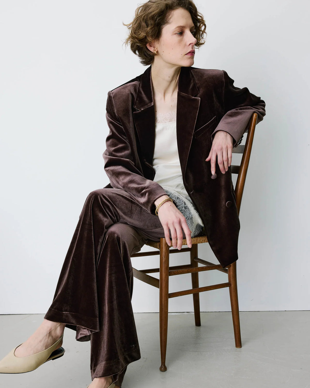 Grace & Mila Bradley Chocolate Blazer