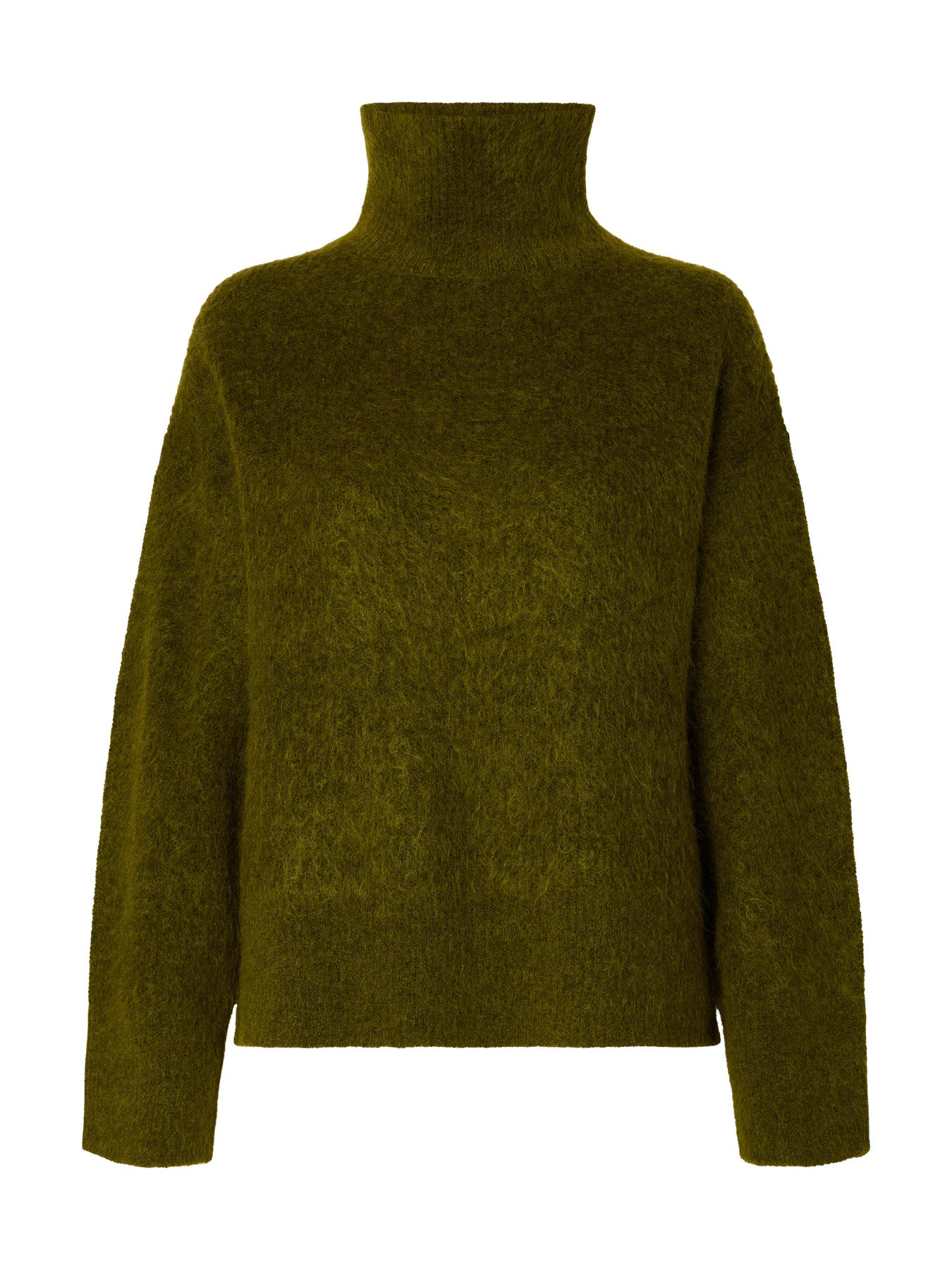Selected Femme Mira Green Mohair Sweater