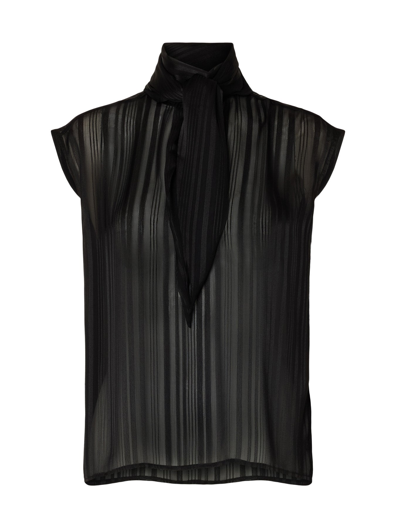 Selected Femme Margrethe Black Tie Top