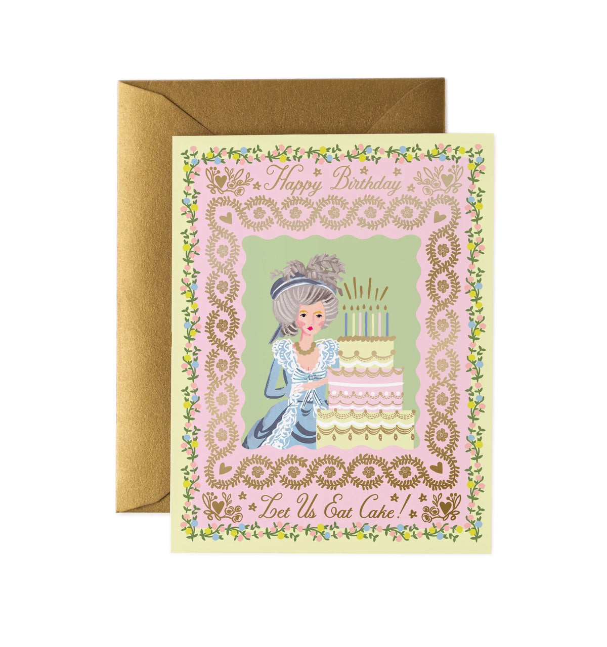 Rifle Paper Co Let Us Eat Cake Greeting Card