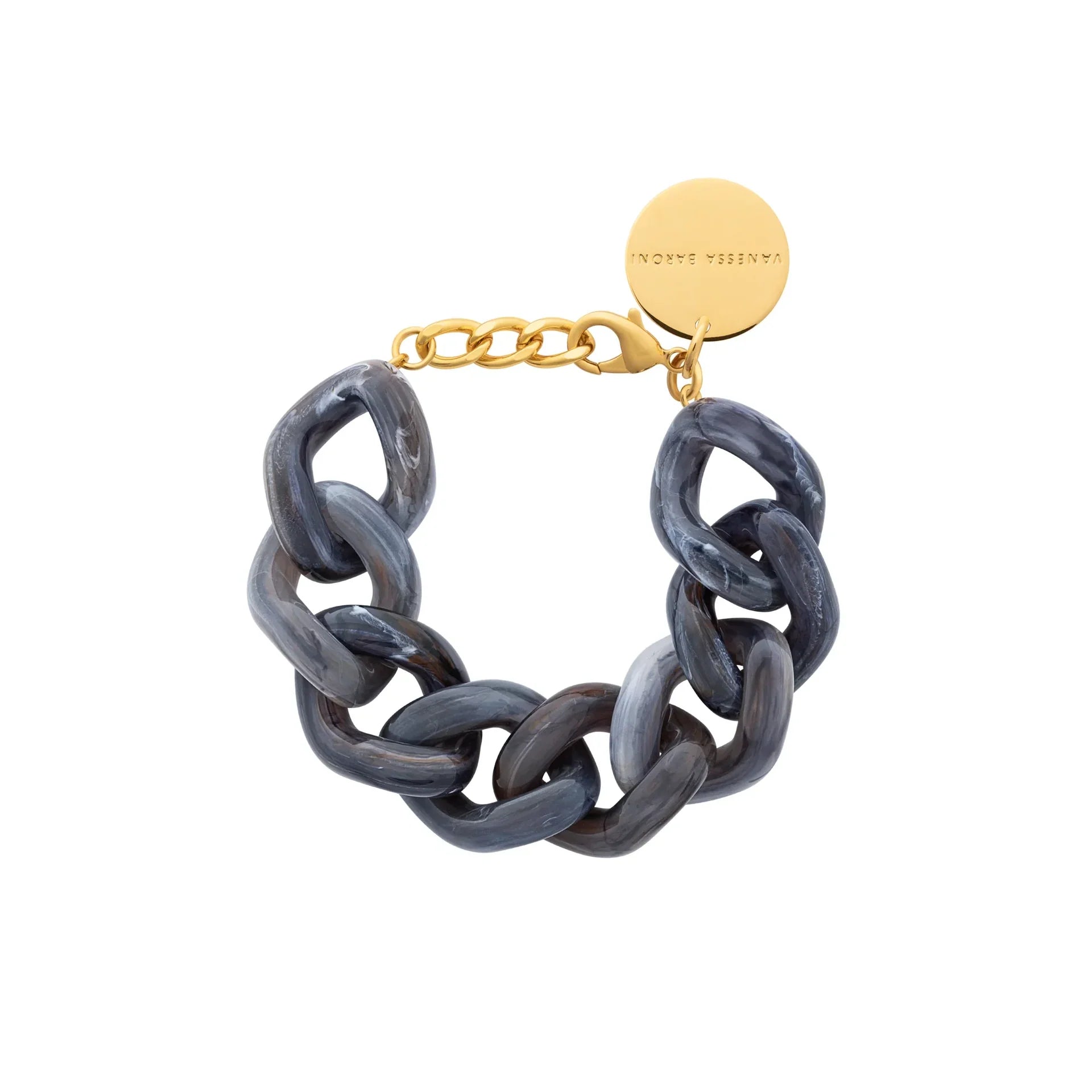 Vanessa Baroni Great Bracelet Blue Jeans Marble