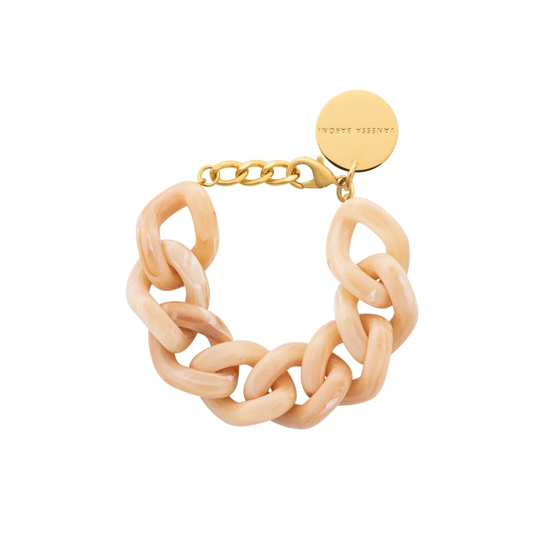 Vanessa Baroni Great Bracelet Creme Brulee Marble