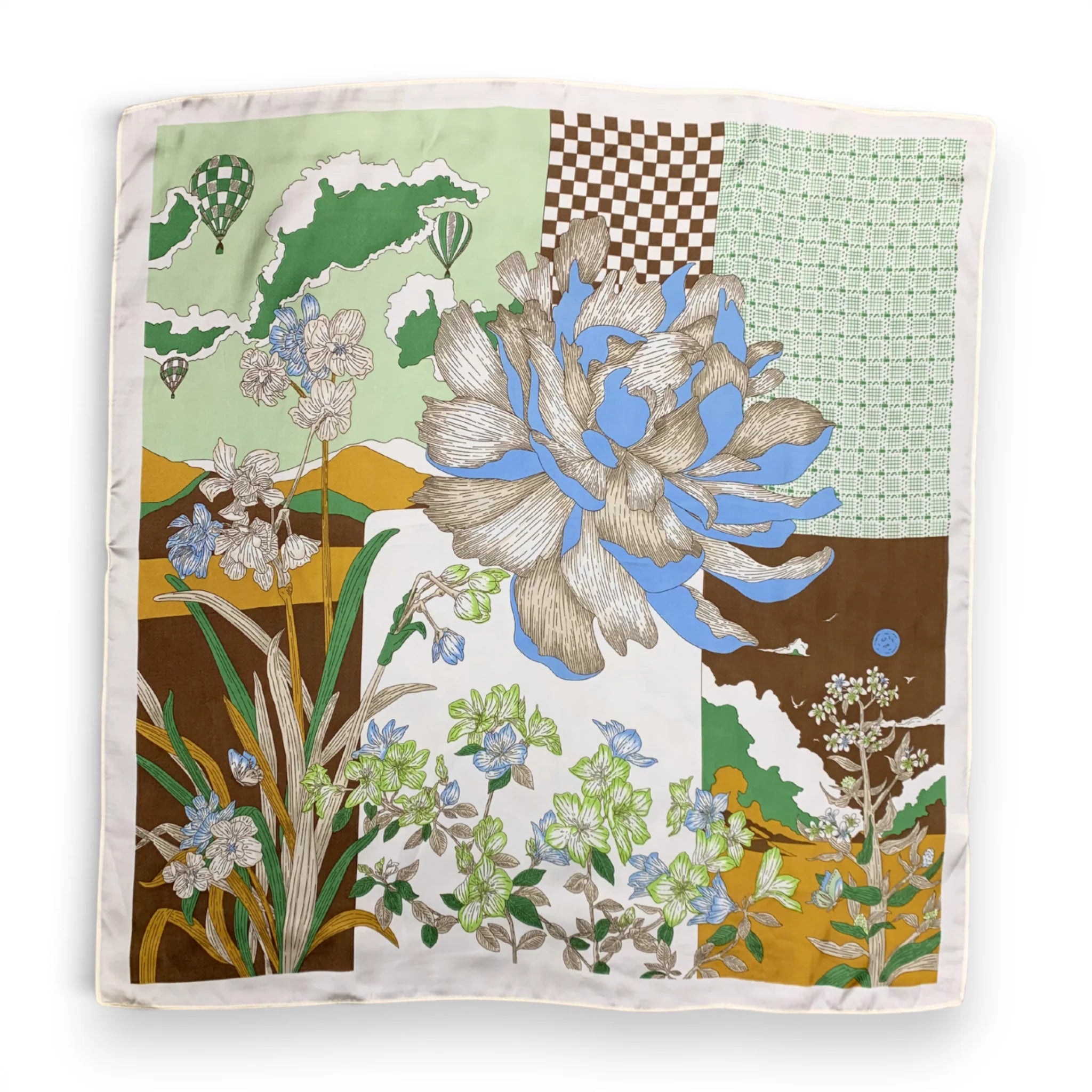 Precious Peony Silk Touch Scarf