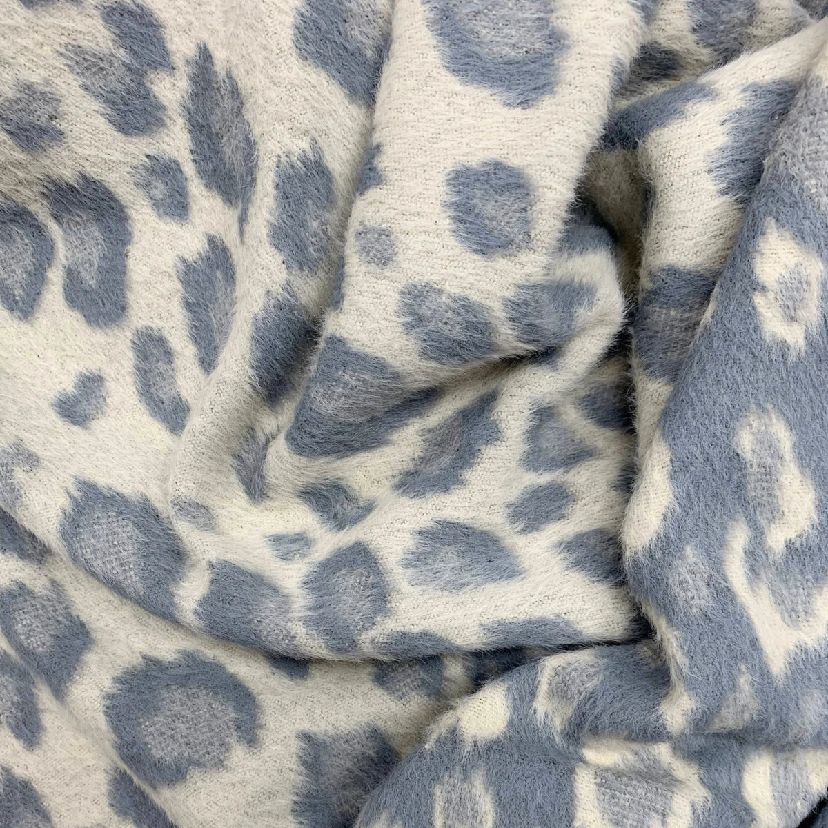 Precious Fluffy Leopard Reversible Scarf