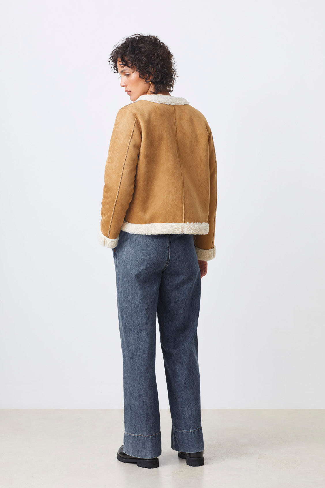 Suncoo Eduna Faux Fur Reversible Jacket