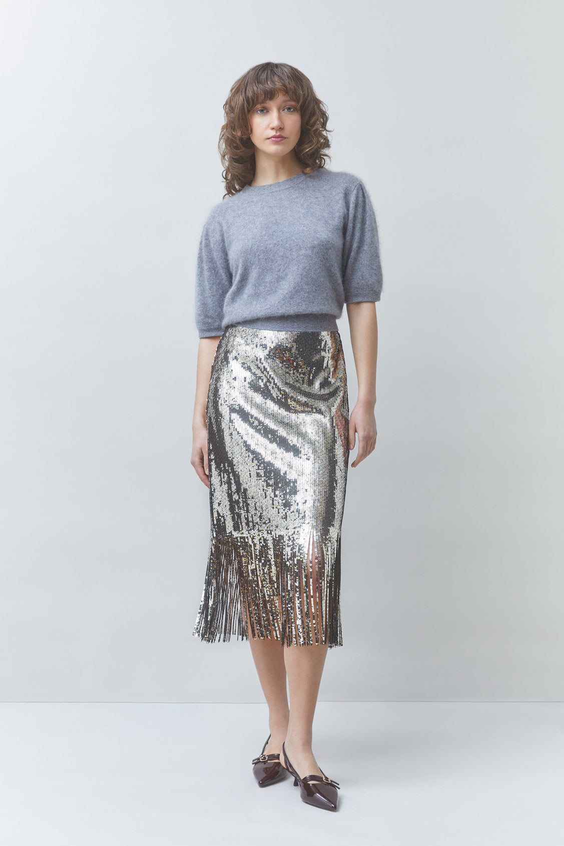 Suncoo Fox Sequin Skirt