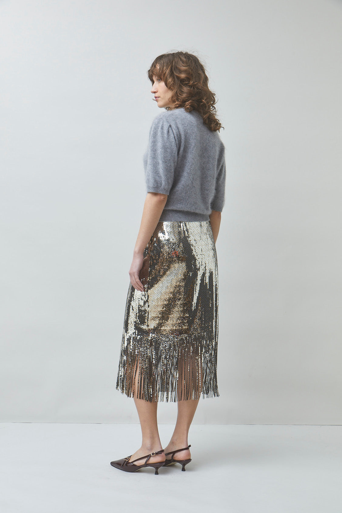 Suncoo Fox Sequin Skirt