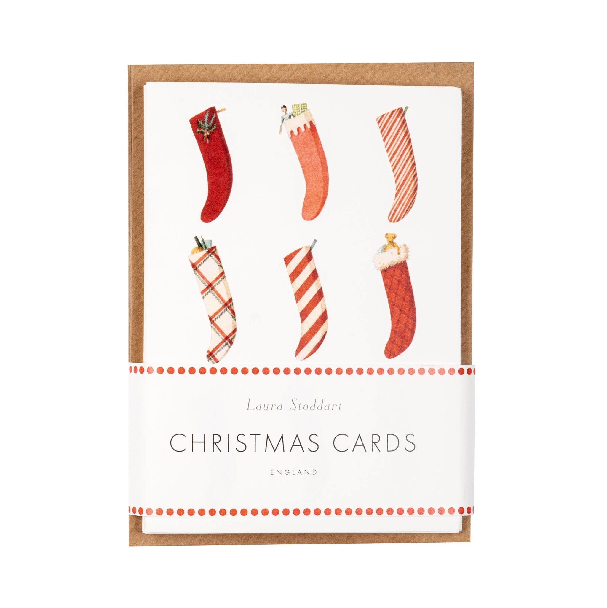 Laura Stoddart Christmas Stockings Christmas Card Pack