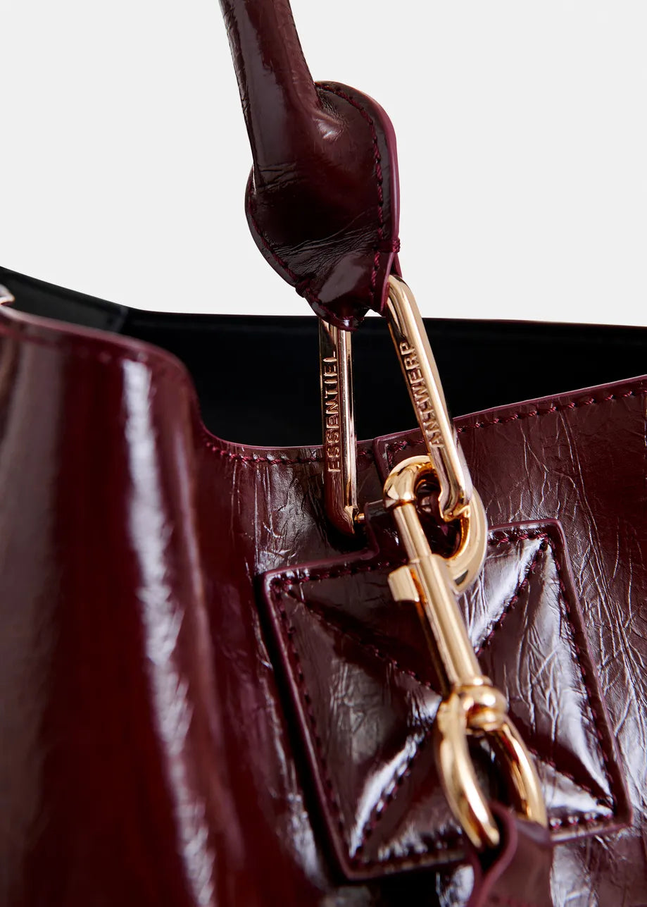 Essentiel Antwerp IHurley Burgundy Shopper Bag