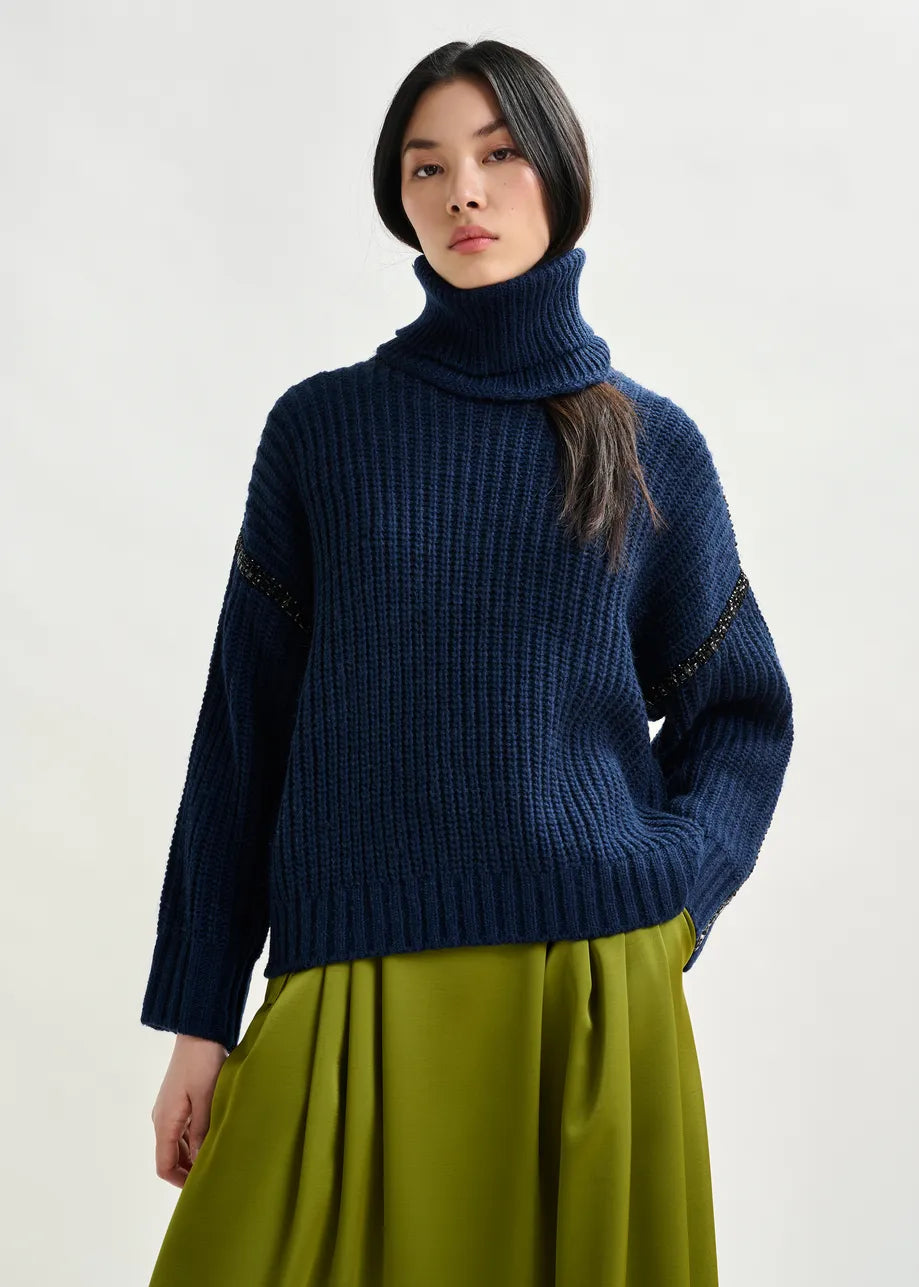 Essentiel Antwerp Navy Indsay Pullover