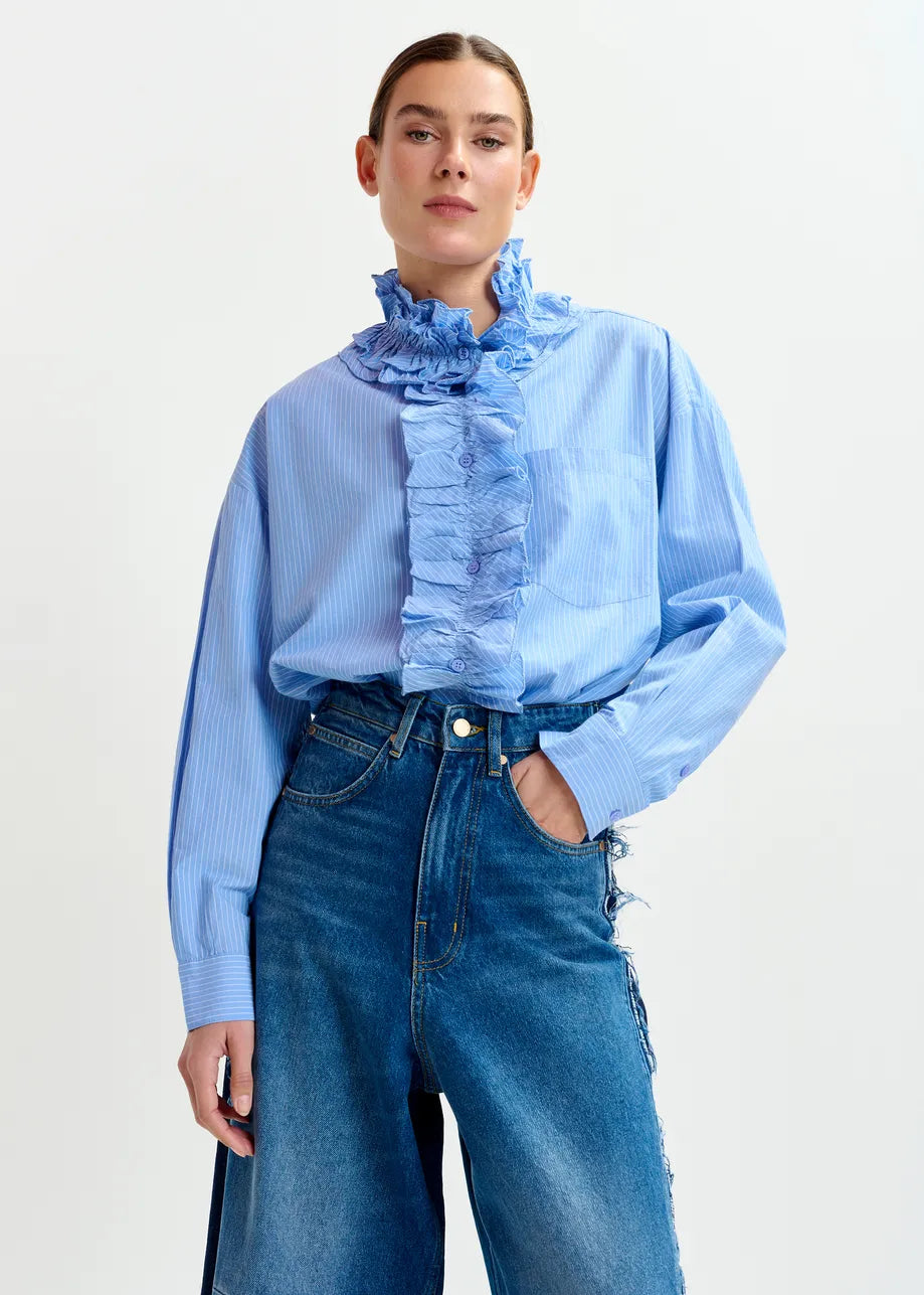 Essentiel Antwerp IPojuca Blue Shirt