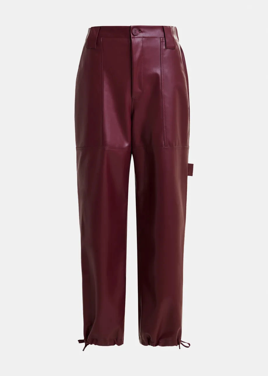 Essentiel Antwerp Itao Faux Leather Trousers
