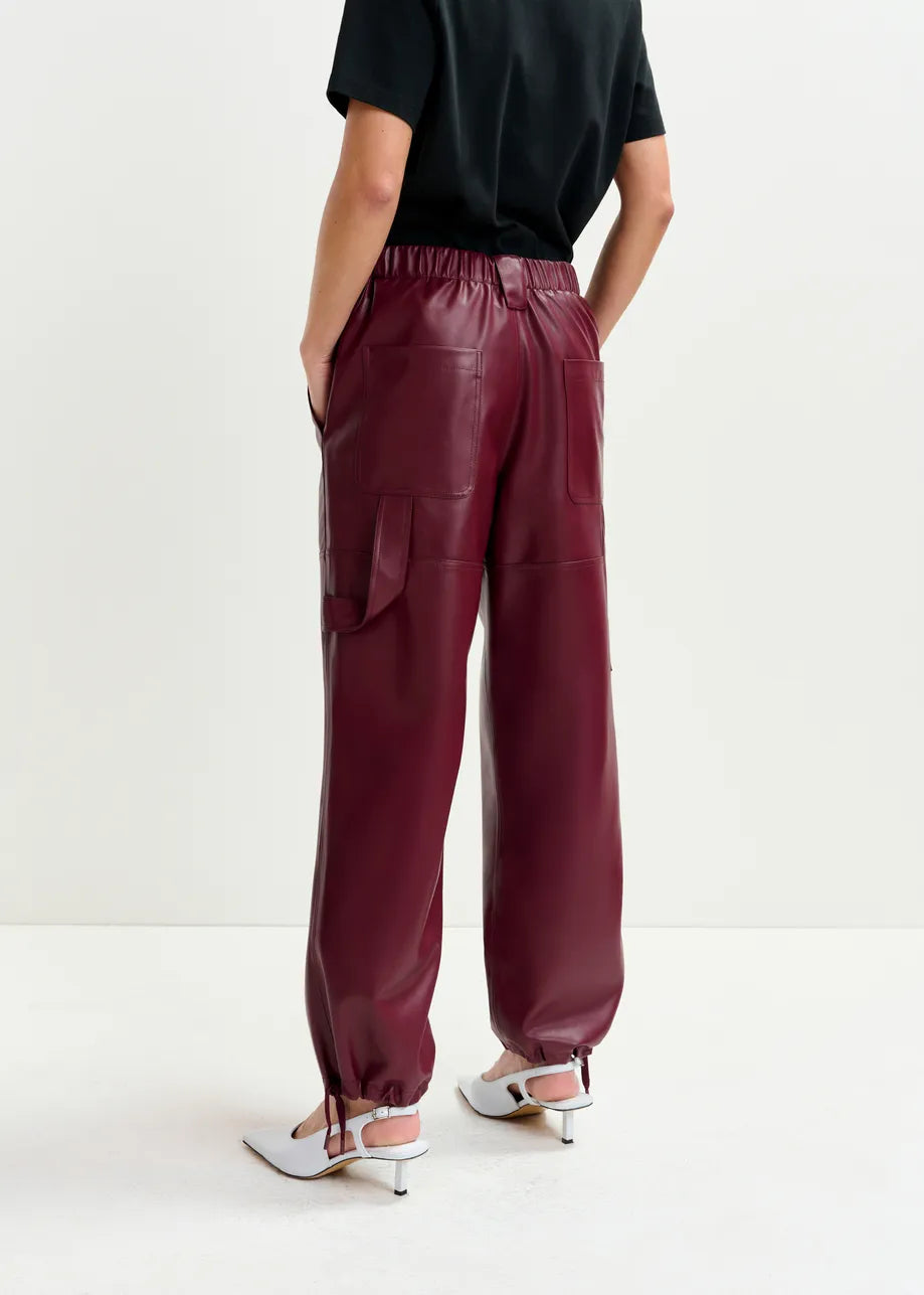 Essentiel Antwerp Itao Faux Leather Trousers