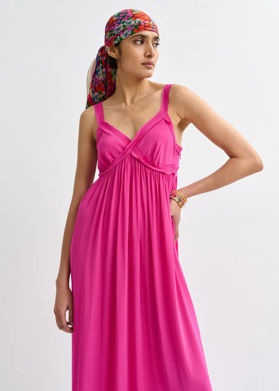 Essentiel Antwerp Jacobean Maxi Babydoll Dress