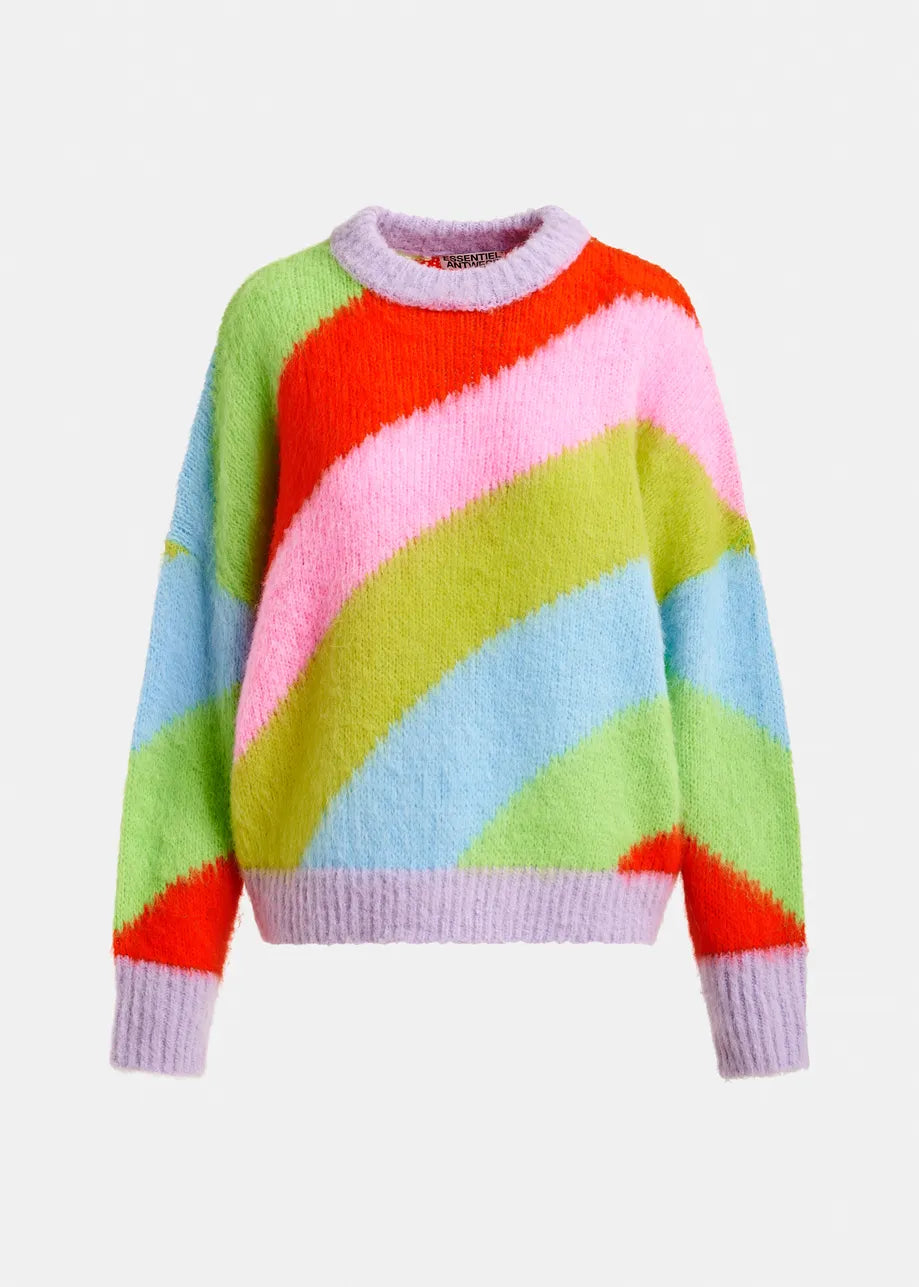 Jolor Knit Striped Sweater