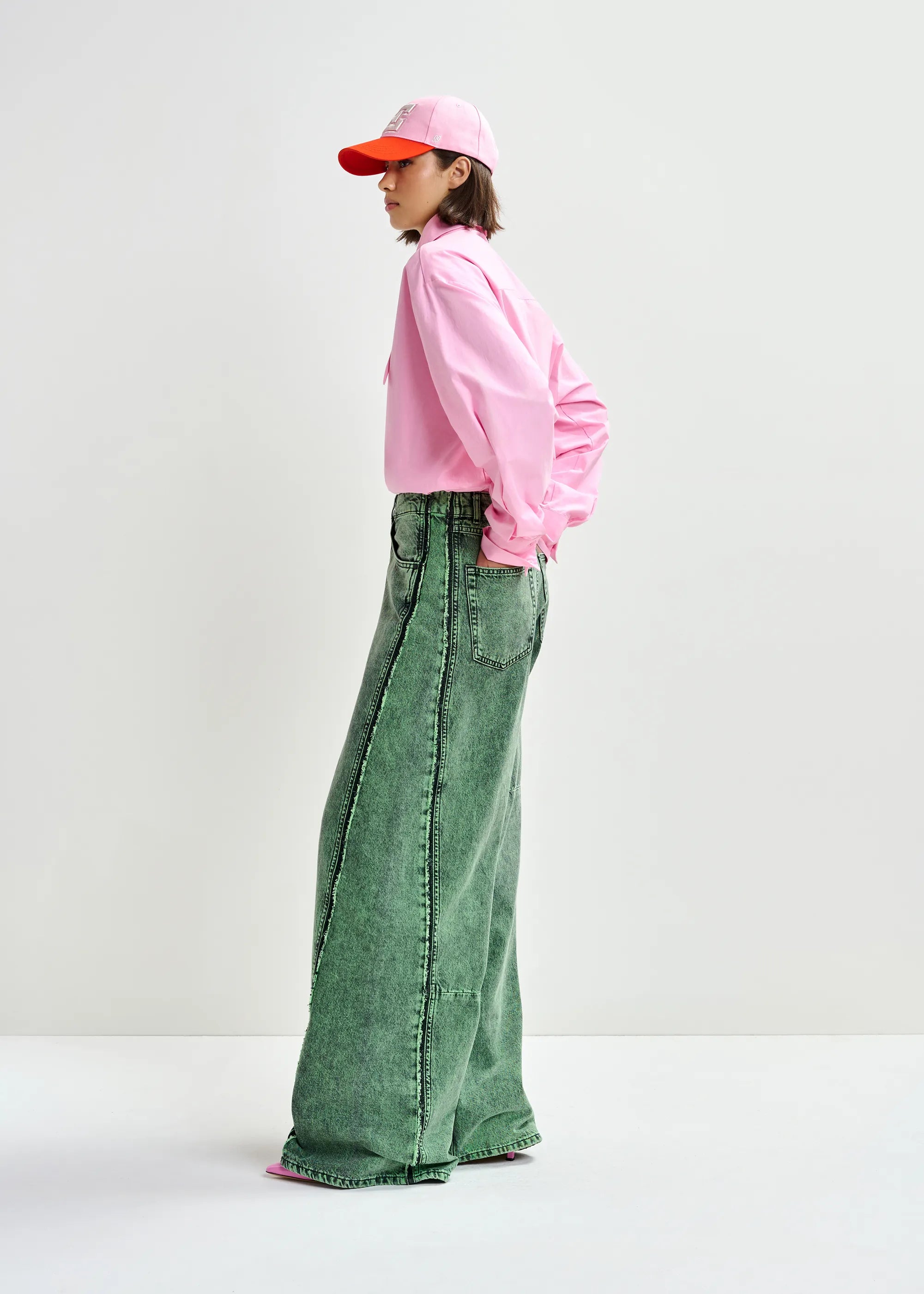 Essentiel Antwerp Jomato Pink Collar Shirt