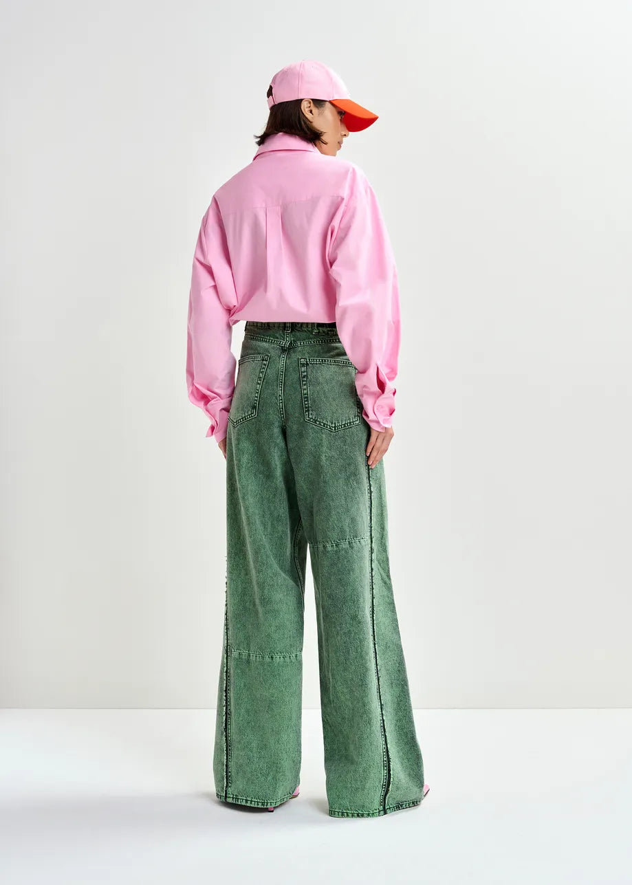 Essentiel Antwerp Jomato Pink Collar Shirt