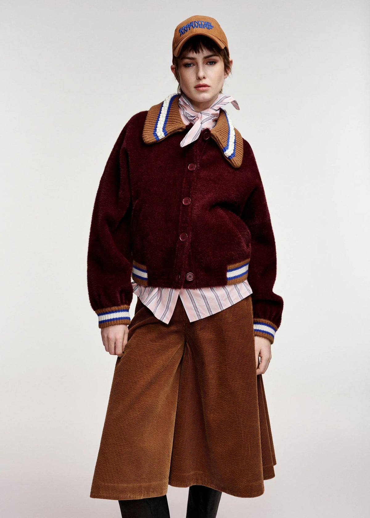 Essentiel Antwerp Kamore Wine Jacket