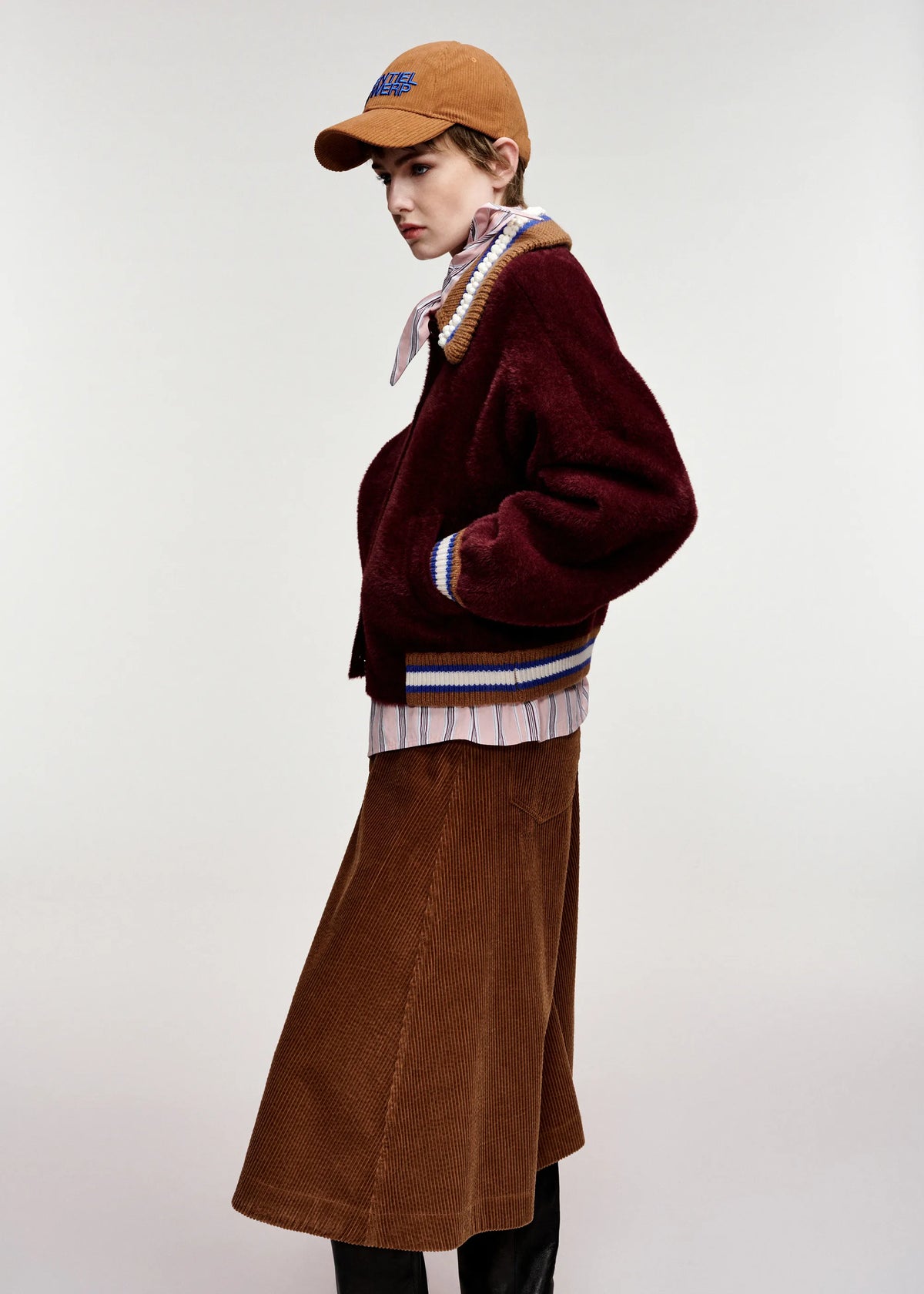 Essentiel Antwerp Kamore Wine Jacket
