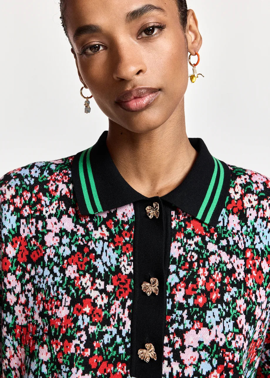 Essentiel Antwerp Kartos Knitted Jacquard Polo