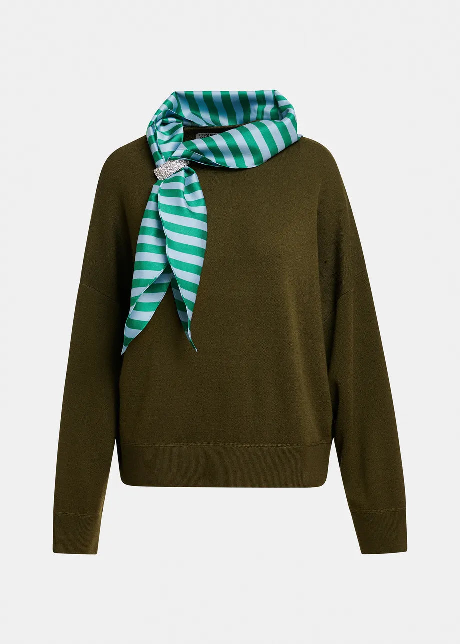 Essentiel Antwerp Kurtis Pullover With Scarf