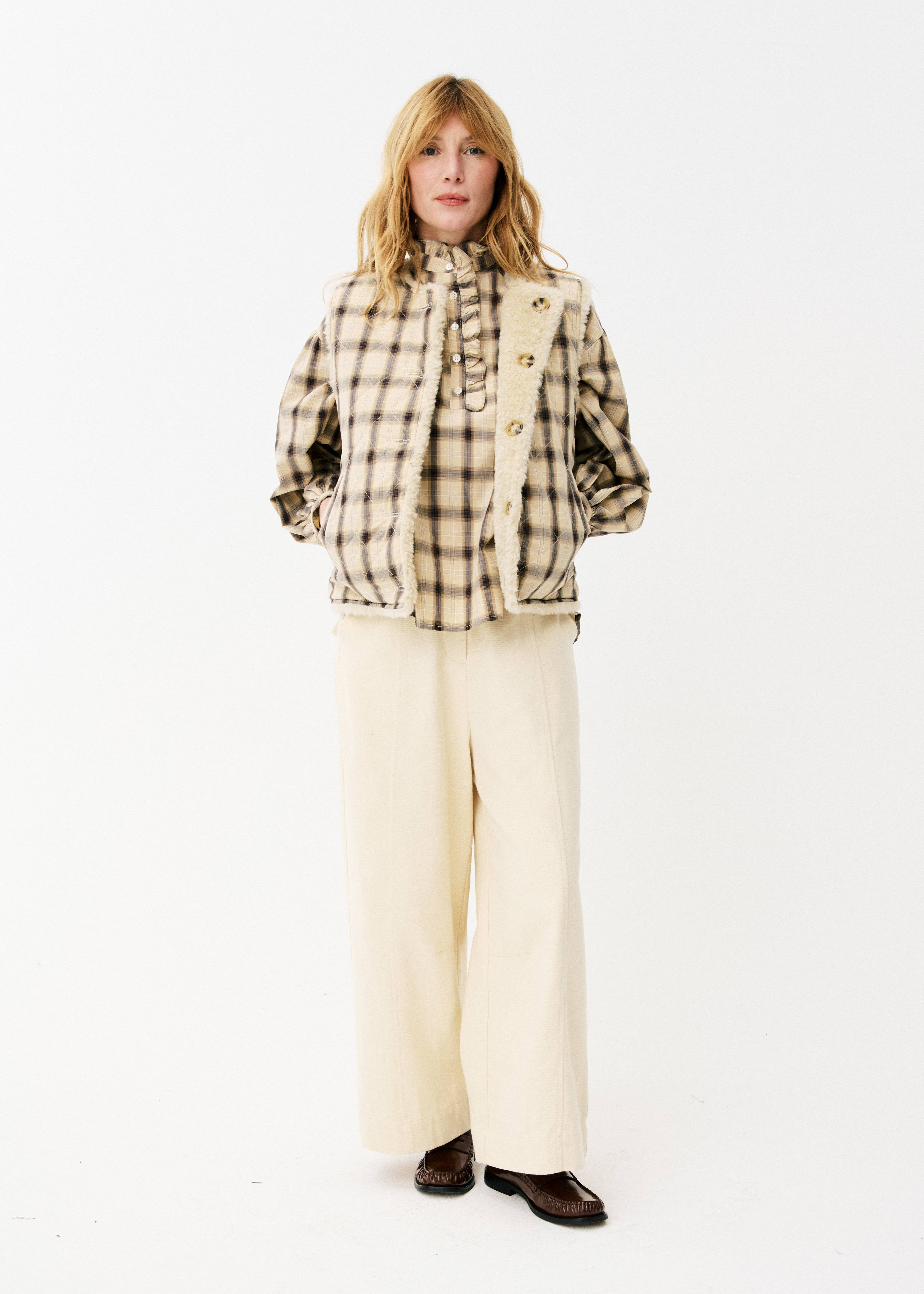 Maison Anana Alicia Beige Reversible Gilet