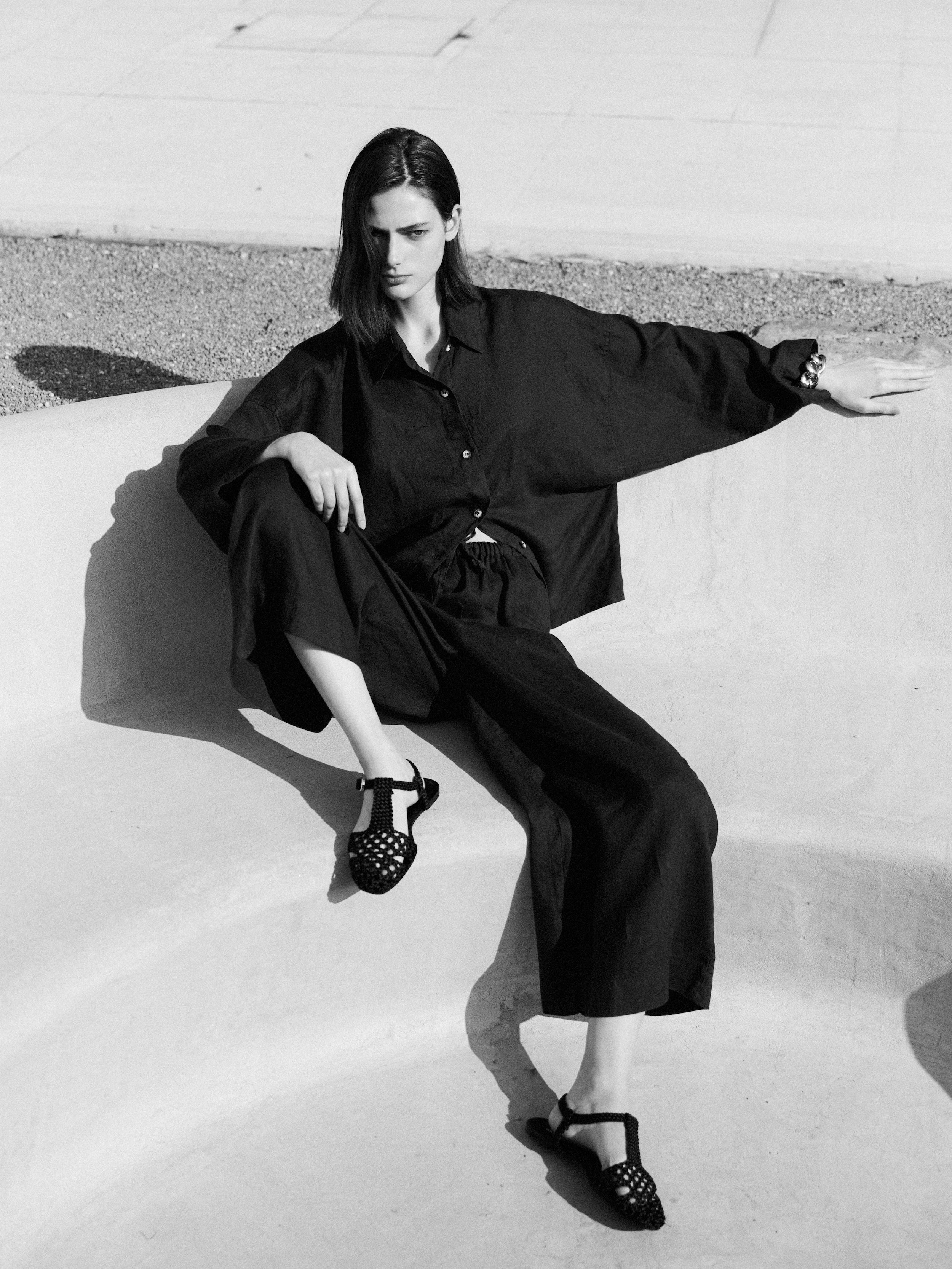 Milla Poplin Wide Pants