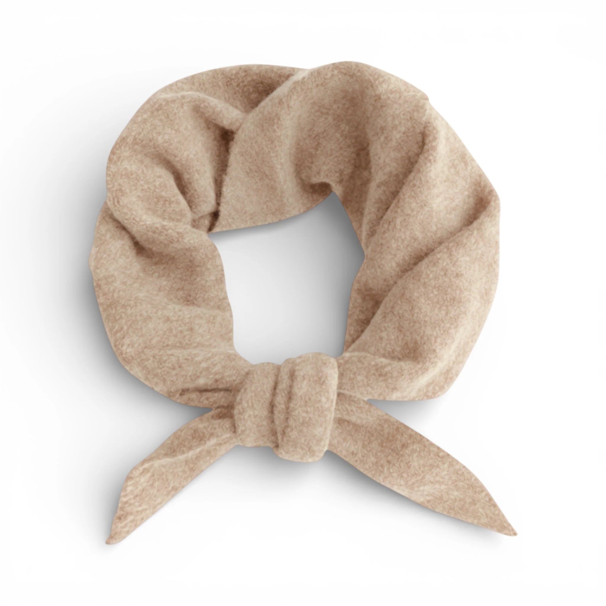 Precious Wool Blend Triangle Neck Scarf