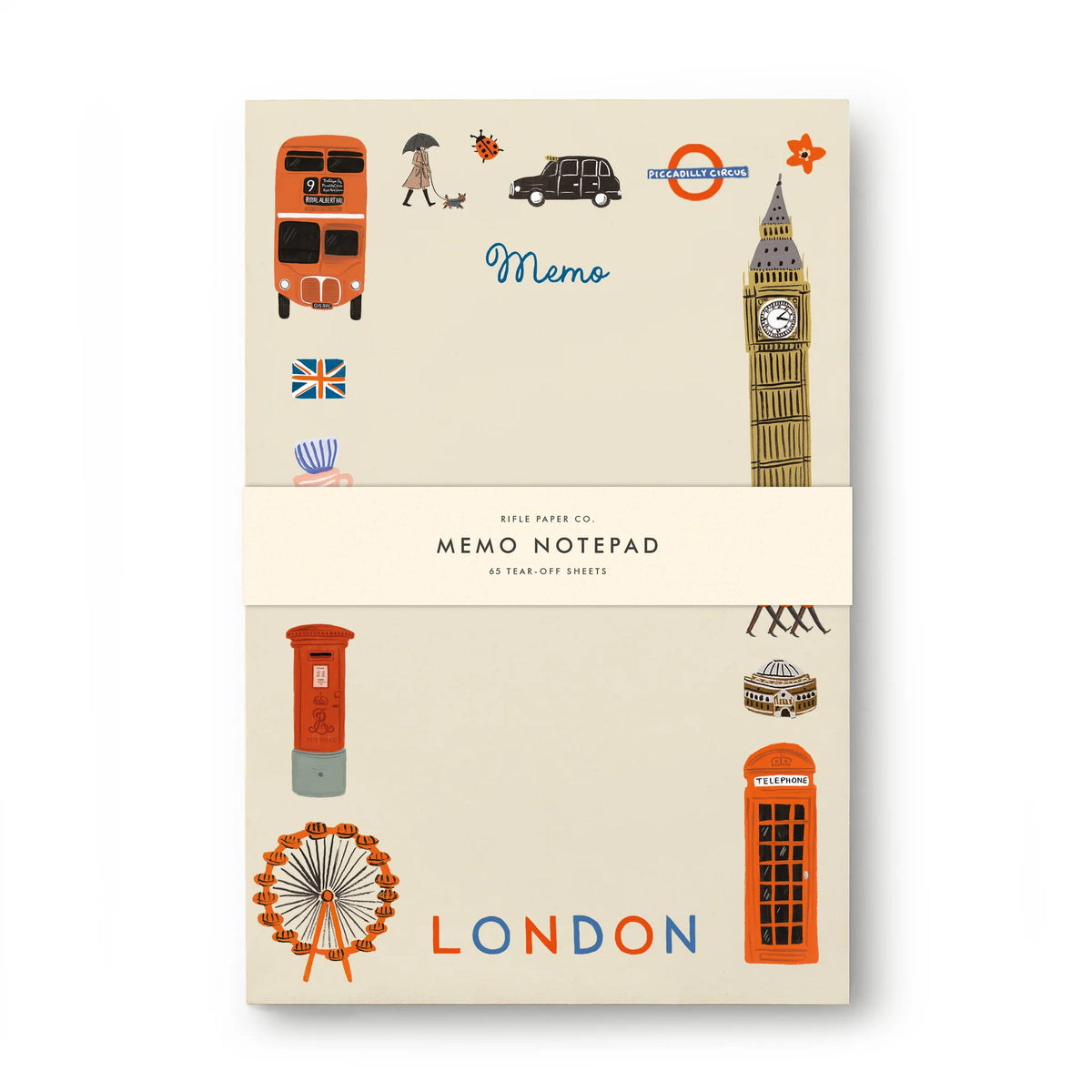 Rifle Paper Co London Memo Notepad