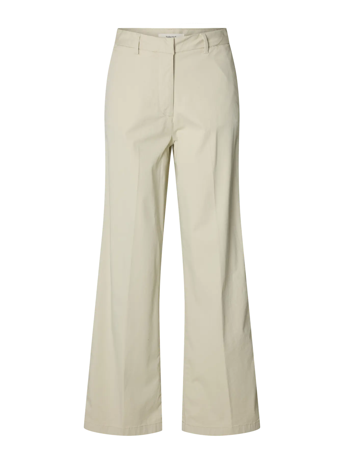 Selected Femme Wide Mille White Pants
