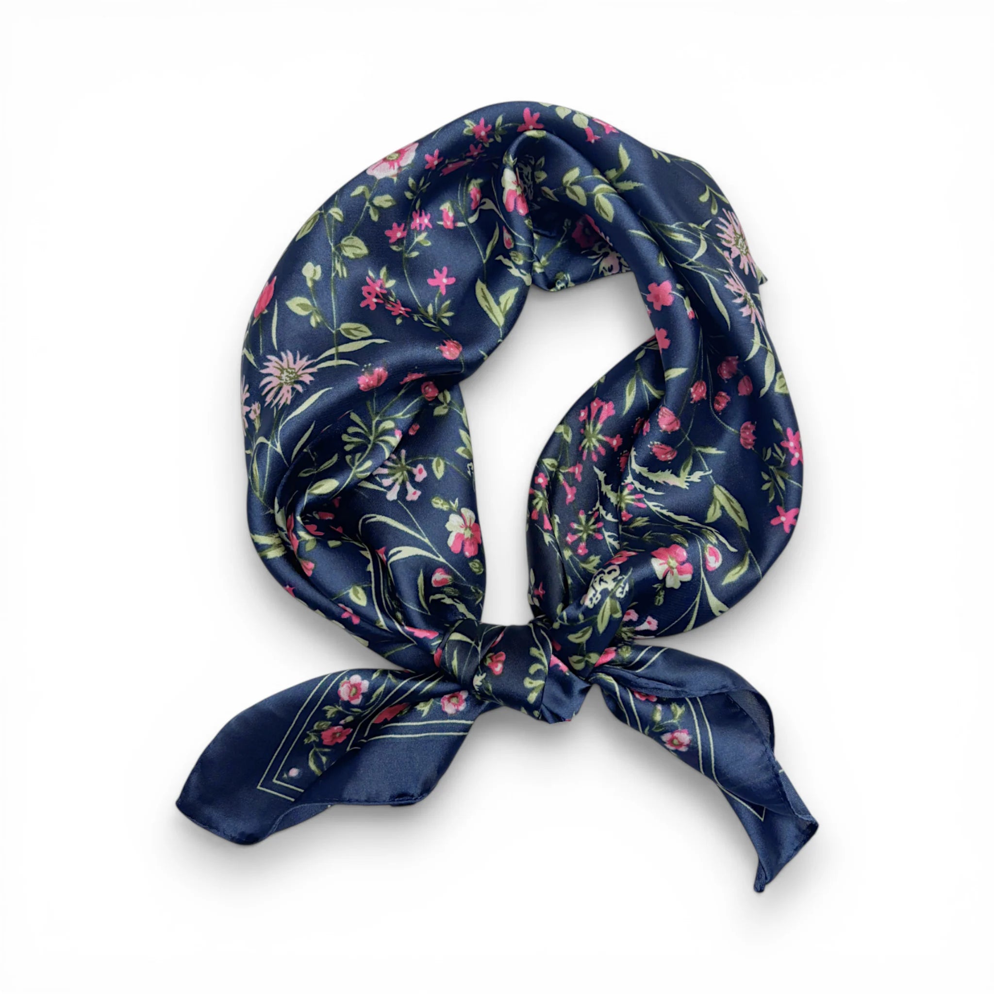 Precious Triangle Meadow Bloom Silk Touch Scarf