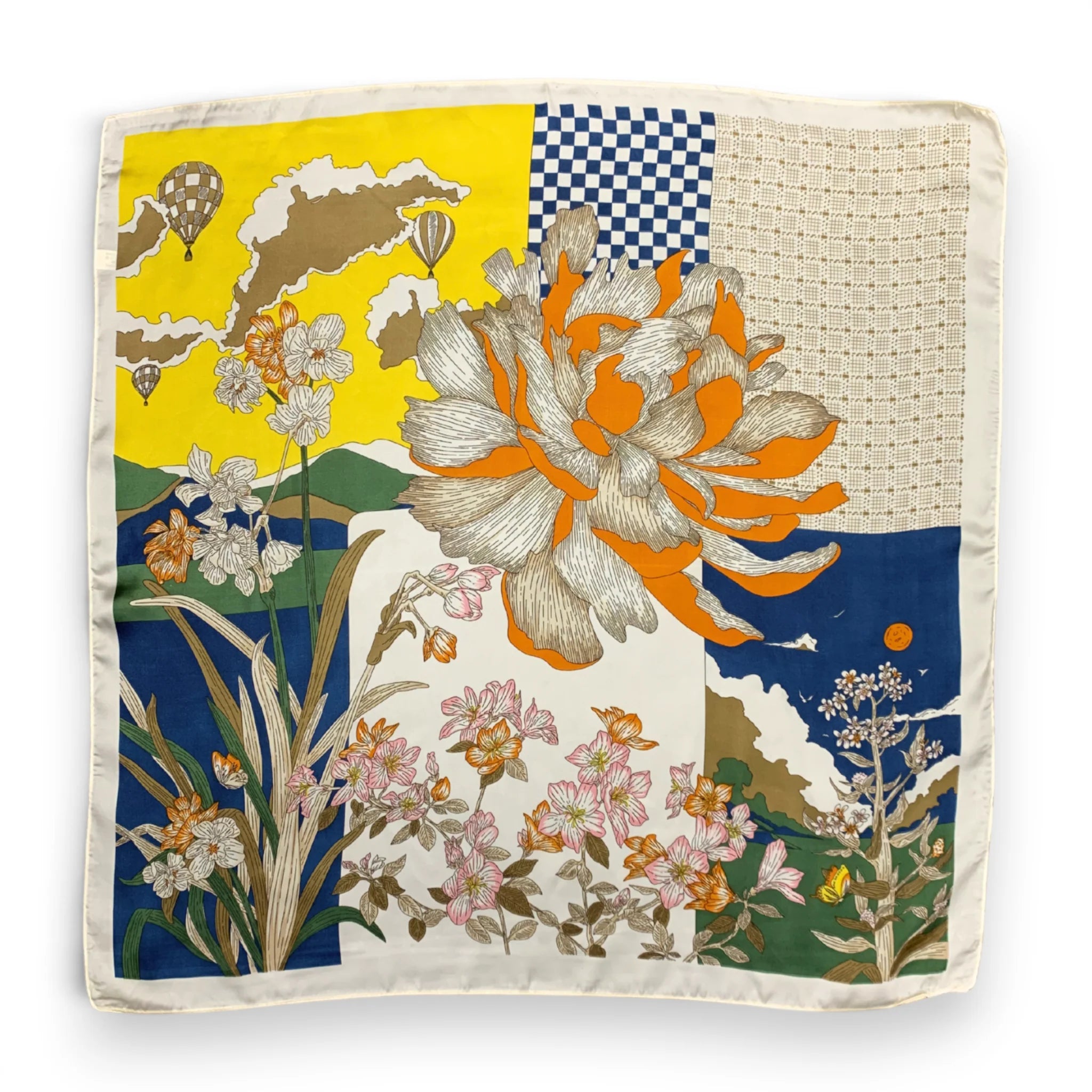 Precious Peony Silk Touch Scarf