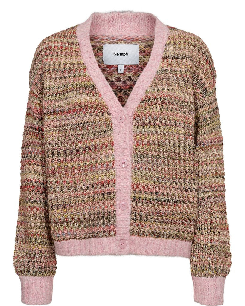 Numph Nusamia Pink Cardigan