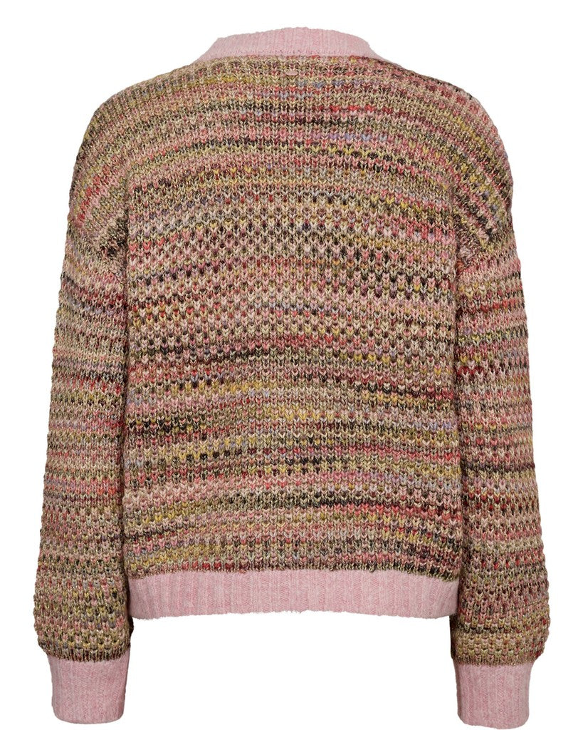 Numph Nusamia Pink Cardigan