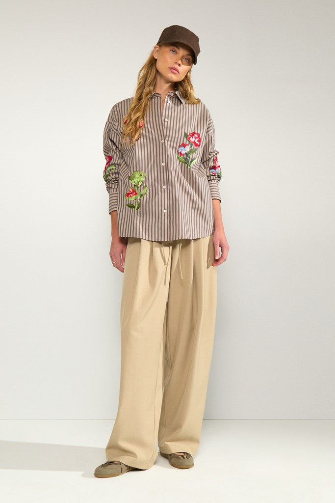 Numph Nukacey Embroidery Shirt