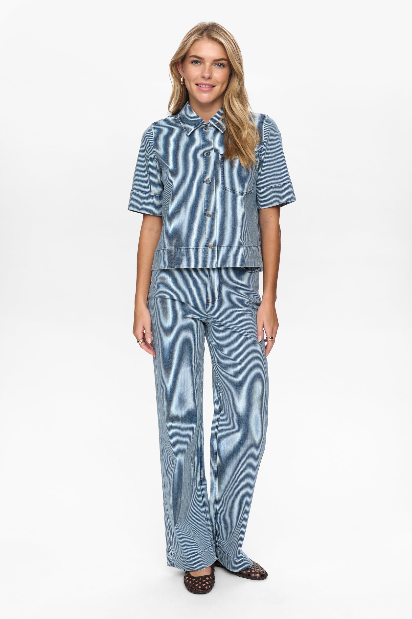 Numph Nuerina Striped Shirt