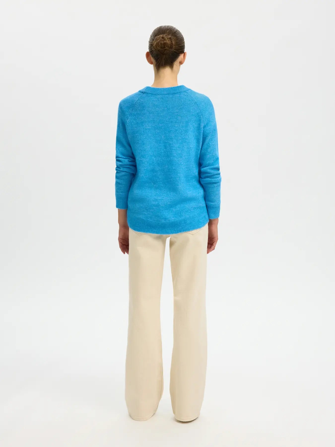 Selected Femme Lulu Malibu Blue Sweater