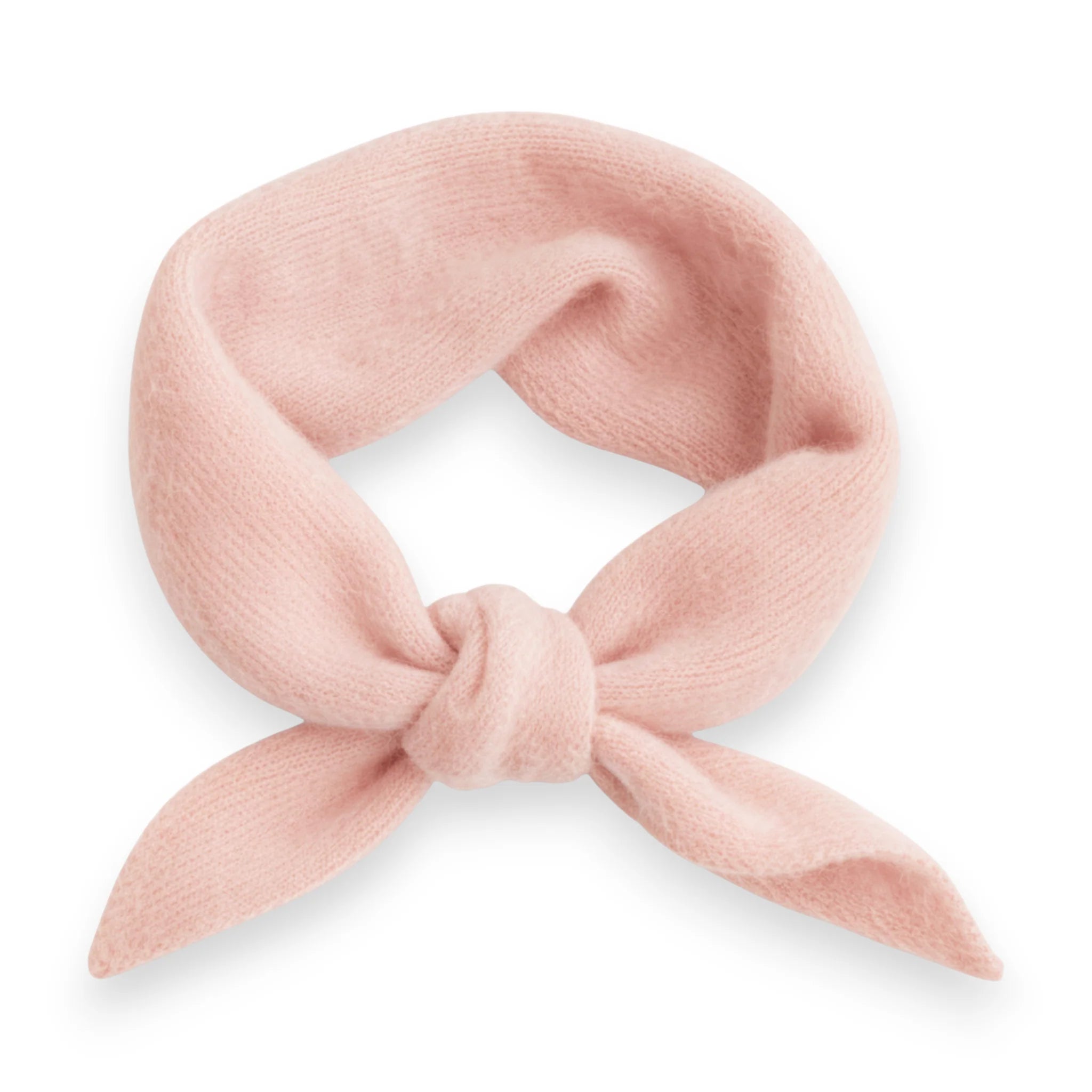 Precious Wool Blend Pastel Triangle Neck Scarf
