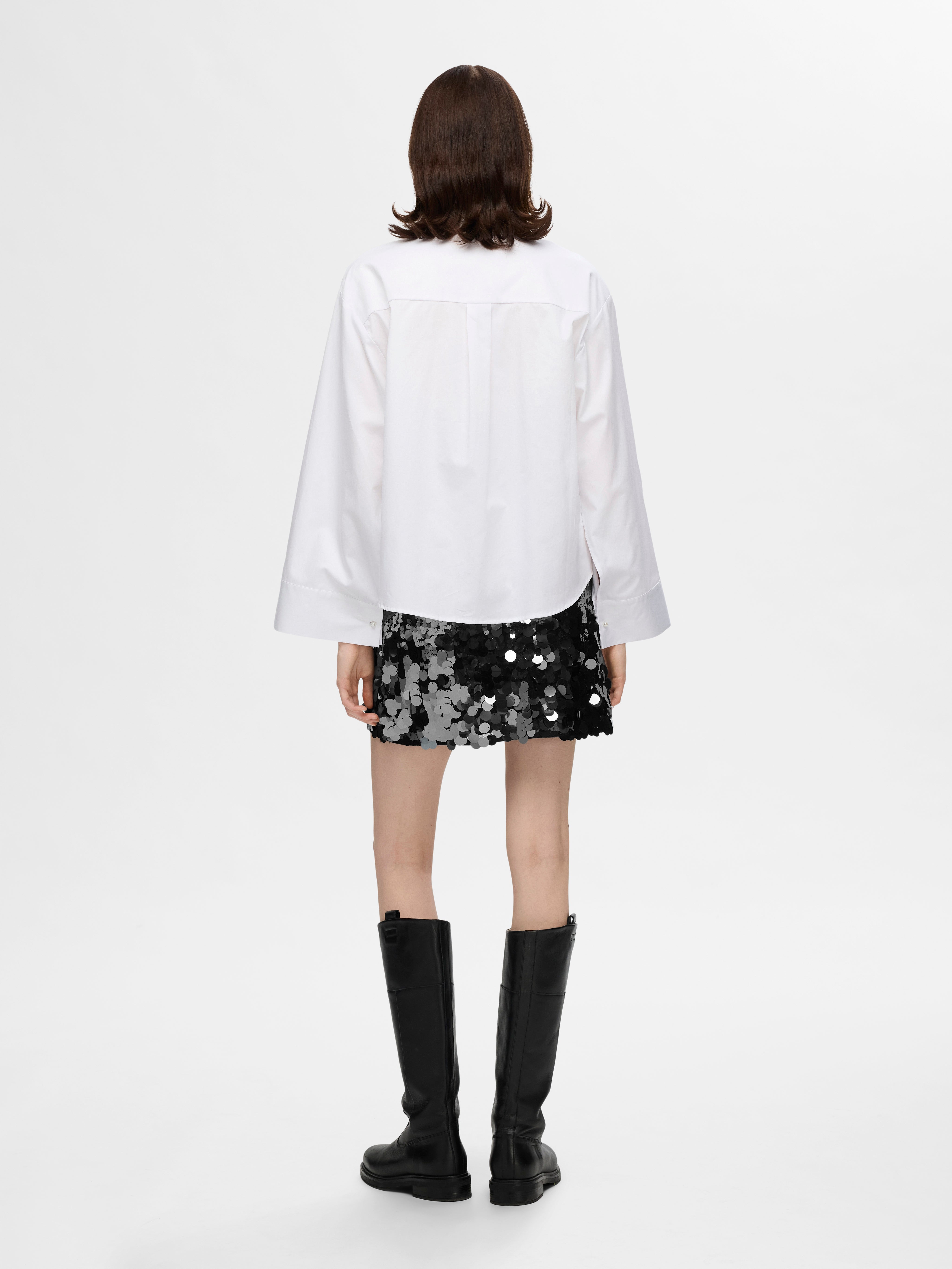 Selected Femme Tana Sequin Skirt
