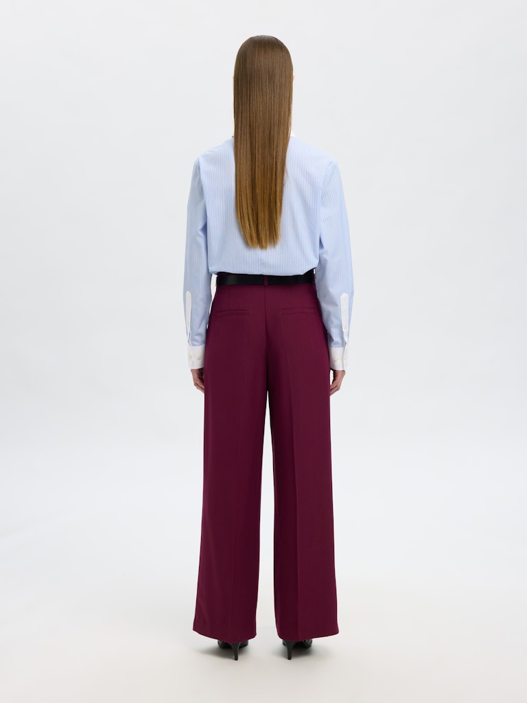 Selected Femme Ilina Relaxed Blue Stripe Shirt