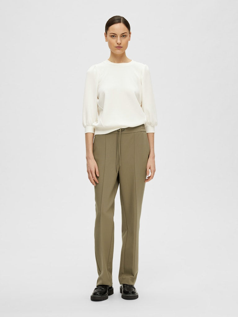 Selected Femme Tenny Snow White 3/4 Sweater