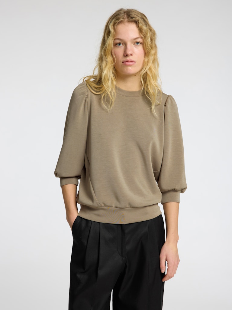 Selected Femme Tenny Vetiver 3/4 Sweat Top