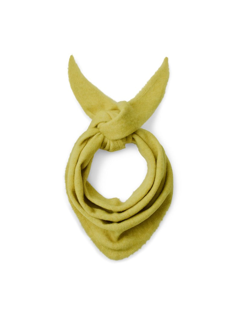 Selected Lulu Brushed Avocado Oil Triangle Scarf