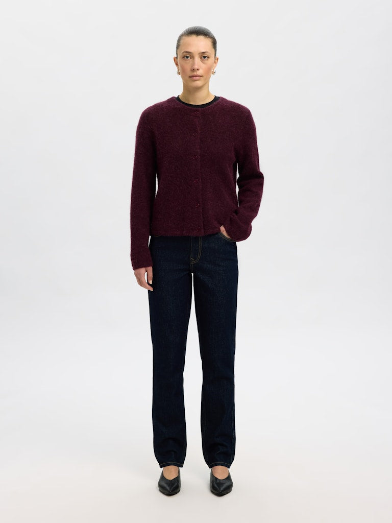 Selected Lulu Port Melange Cardigan Knit