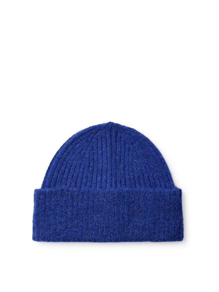 Selected Femme Blue Lulu Knit Beanie