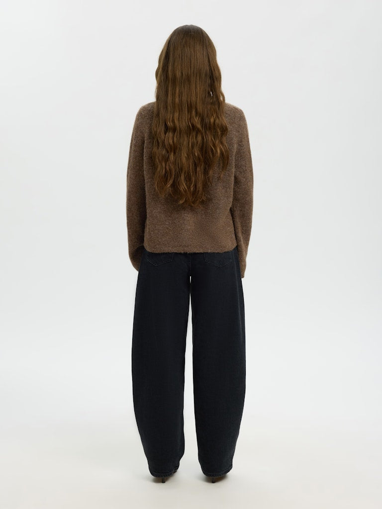 Selected Lulu Dachshund Melange Cardigan Knit