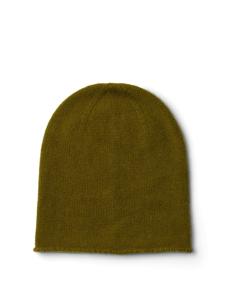 Selected Cille Rosie Fir Green Cashmere Blend Beanie