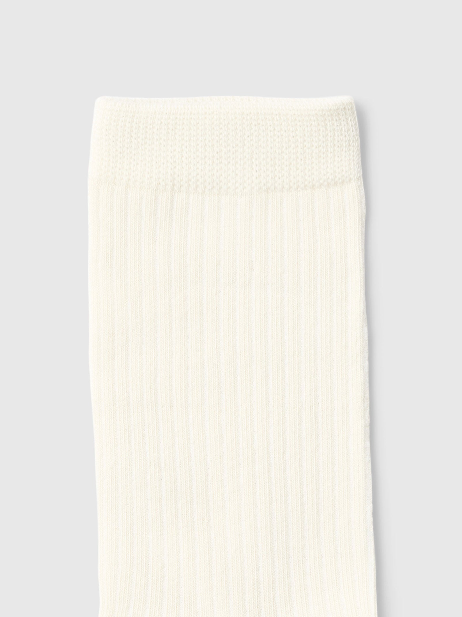 Selected Rose Silver Birch Ribbed Sock