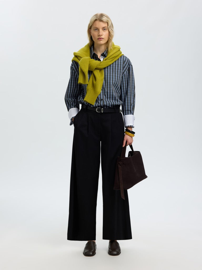Selected Weden Peat Check Osize Shirt